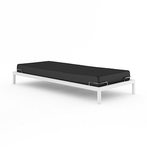 bed black single