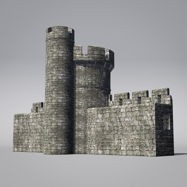 blender tower set castle