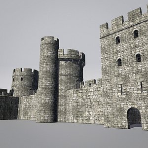 blender tower set castle
