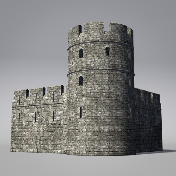 blender tower set castle