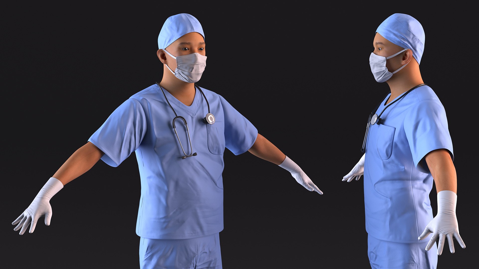 3D Asian Doctor wearing Gloves and Mask model https://p.turbosquid.com/ts-thumb/u8/GxrYQB/5v/asiandoctorwearingglovesandmask3dmodel009/jpg/1697431294/1920x1080/fit_q87/fc95f4925e08e59c75c02b3cbd897f11028bd97b/asiandoctorwearingglovesandmask3dmodel009.jpg