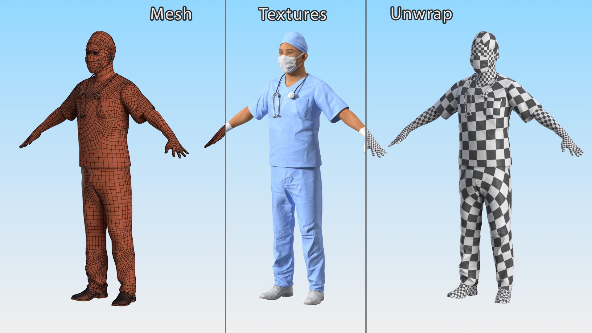 3D Asian Doctor wearing Gloves and Mask model https://p.turbosquid.com/ts-thumb/u8/GxrYQB/r4/asiandoctorwearingglovesandmask3dmodel019/jpg/1697431333/1920x1080/fit_q87/3e591de98b6fbcf92b9007352c987b9c07085f07/asiandoctorwearingglovesandmask3dmodel019.jpg