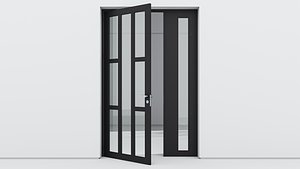 3D Aluminium door 201 model