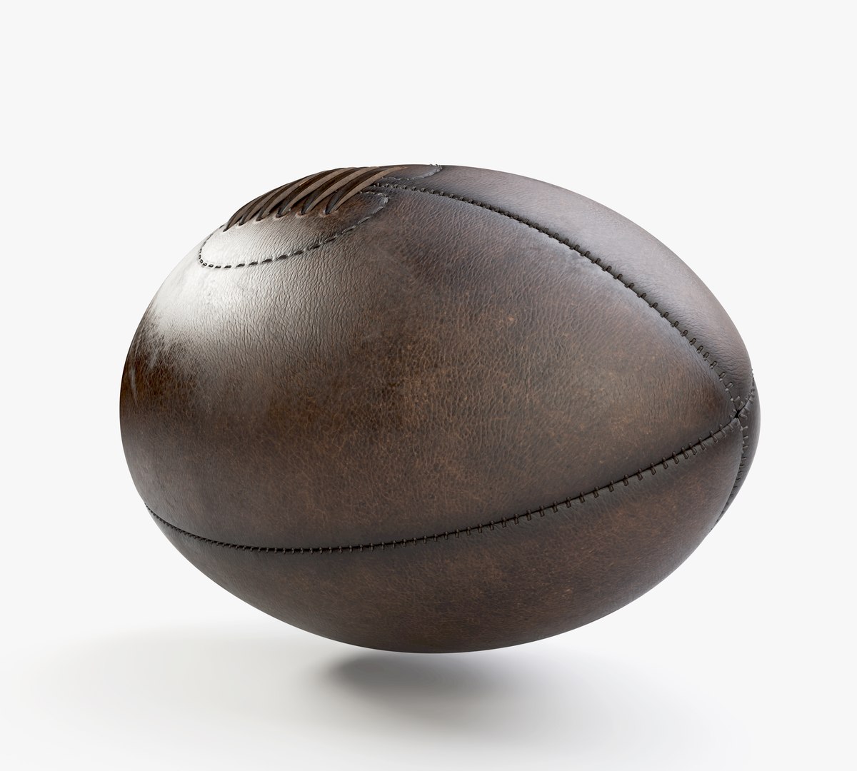 Retro Leather Rugby Ball 3D - TurboSquid 2025028