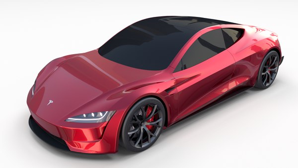 3D tesla roadster 2020 - TurboSquid 1328549