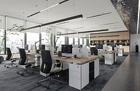 Modern Open Plan Office Interior