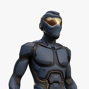 Cyber Costume Game Ready UE5