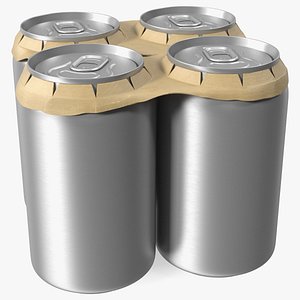 Small Can Cardboard Holder 4 Pack