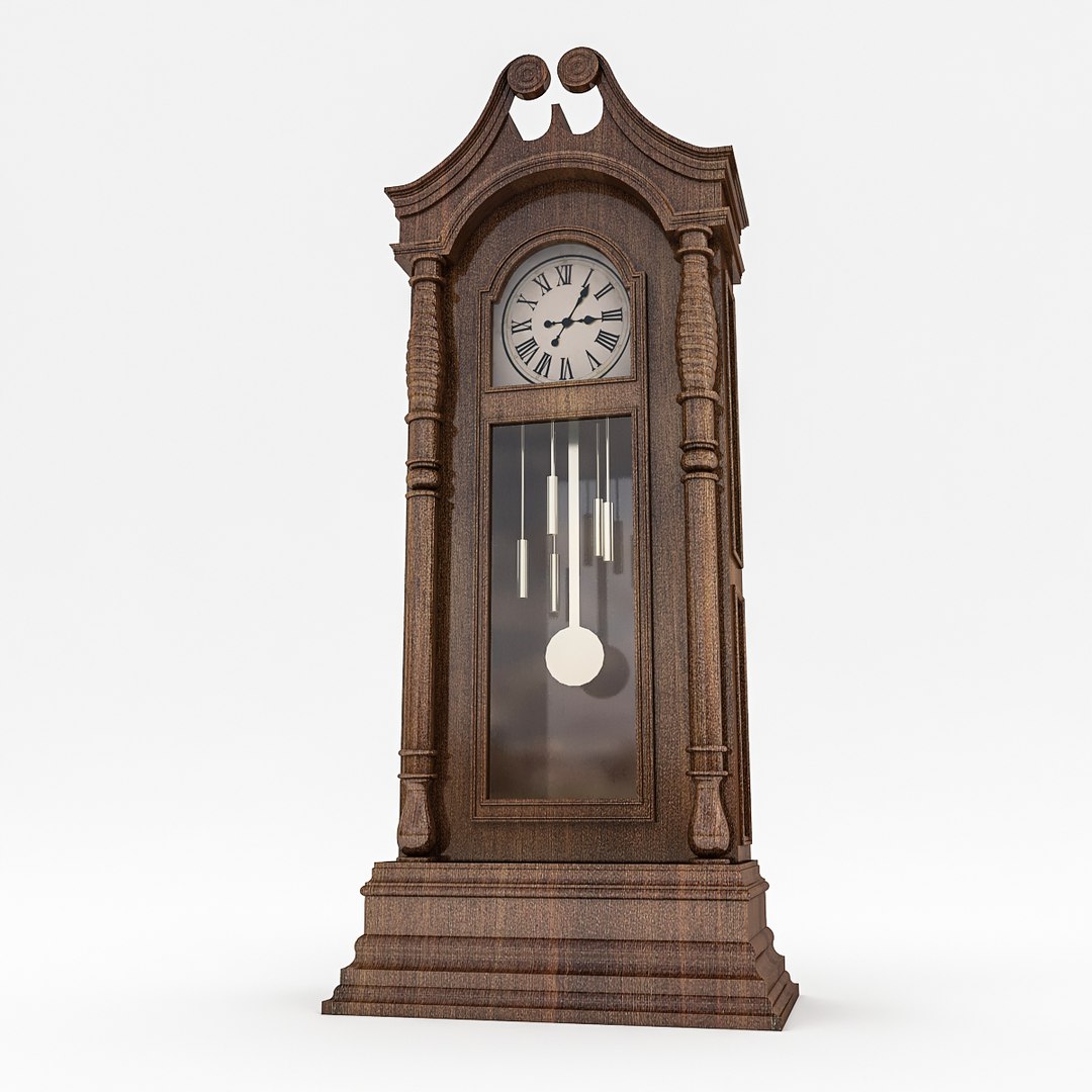 Retro Clock 3D Model - TurboSquid 1540288