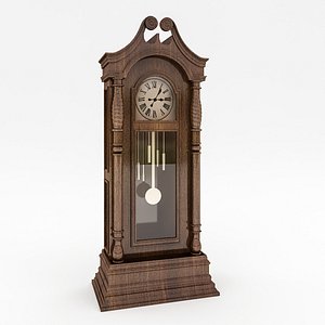 retro clock 3D model