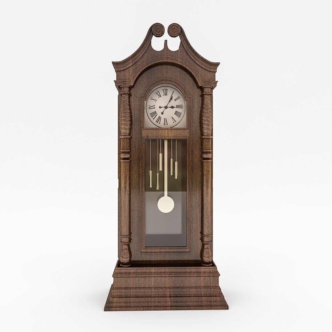 Retro Clock 3D Model - TurboSquid 1540288