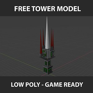 tower building structure 3D model