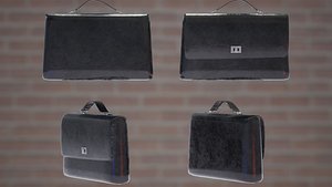 Briefcase Package 11 Assets 3D model
