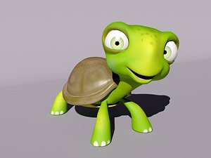 turtle cartoon 3D