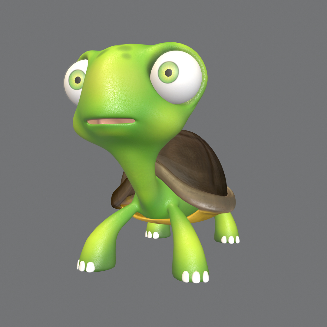 Turtle cartoon 3D | 1148859 | TurboSquid