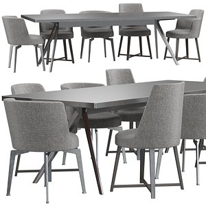 flexform hera chair zefiro 3D model
