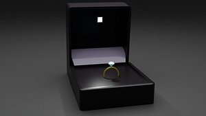 3D model RingBox Lowpoly