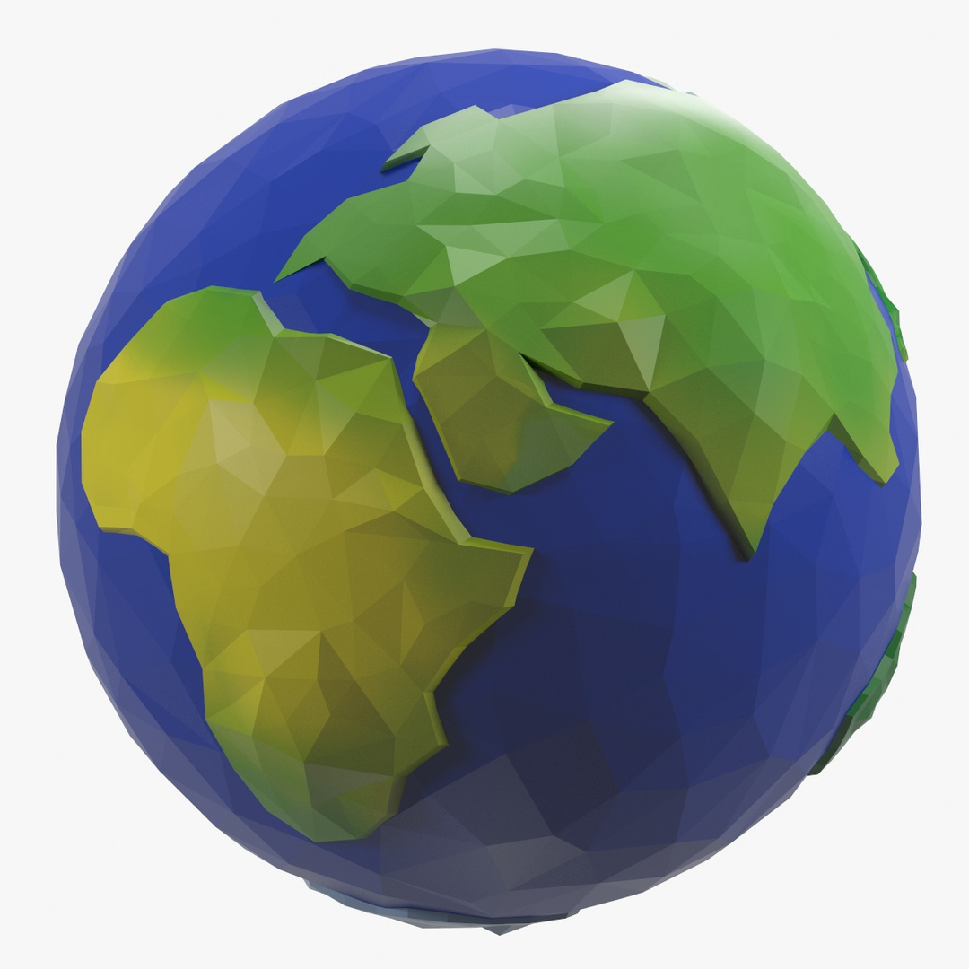 3d Earth Style Cartoon