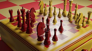 Chessboard 3D model