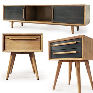Tvstand , nightstand Bruni by Etg-Home