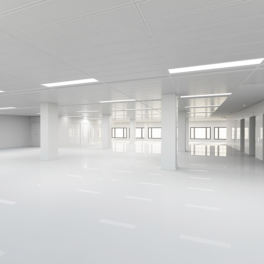 Interior Office Shell 3d Max