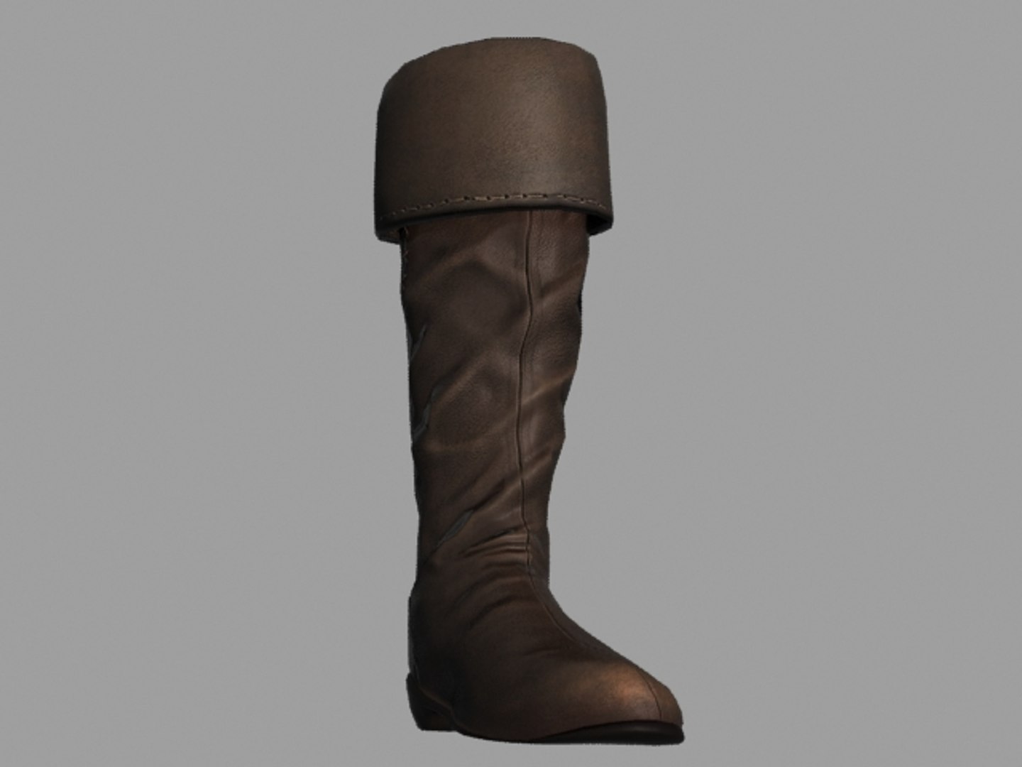 Medieval Boot 3d 3ds