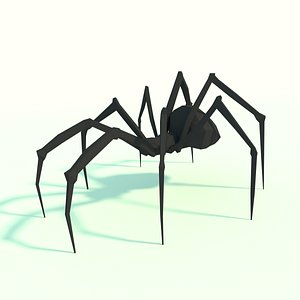 Low Poly Spider Design