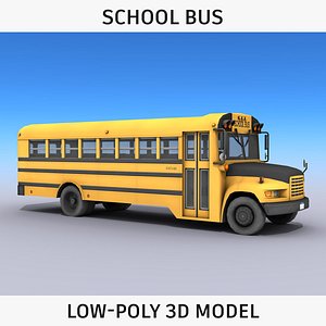 Low Poly Bus 3D Models For Download | Turbosquid