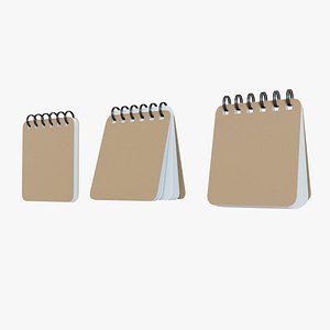 NotePad Memo Pad 3D illustartion