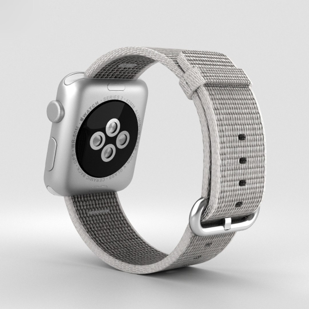 3D Apple Watch Silver Model - TurboSquid 1318107
