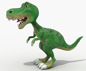 cute baby dinosaur model