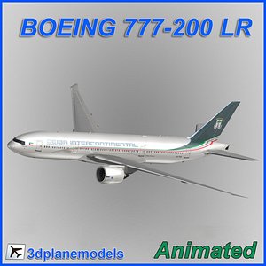 3d model boeing 777-200lr