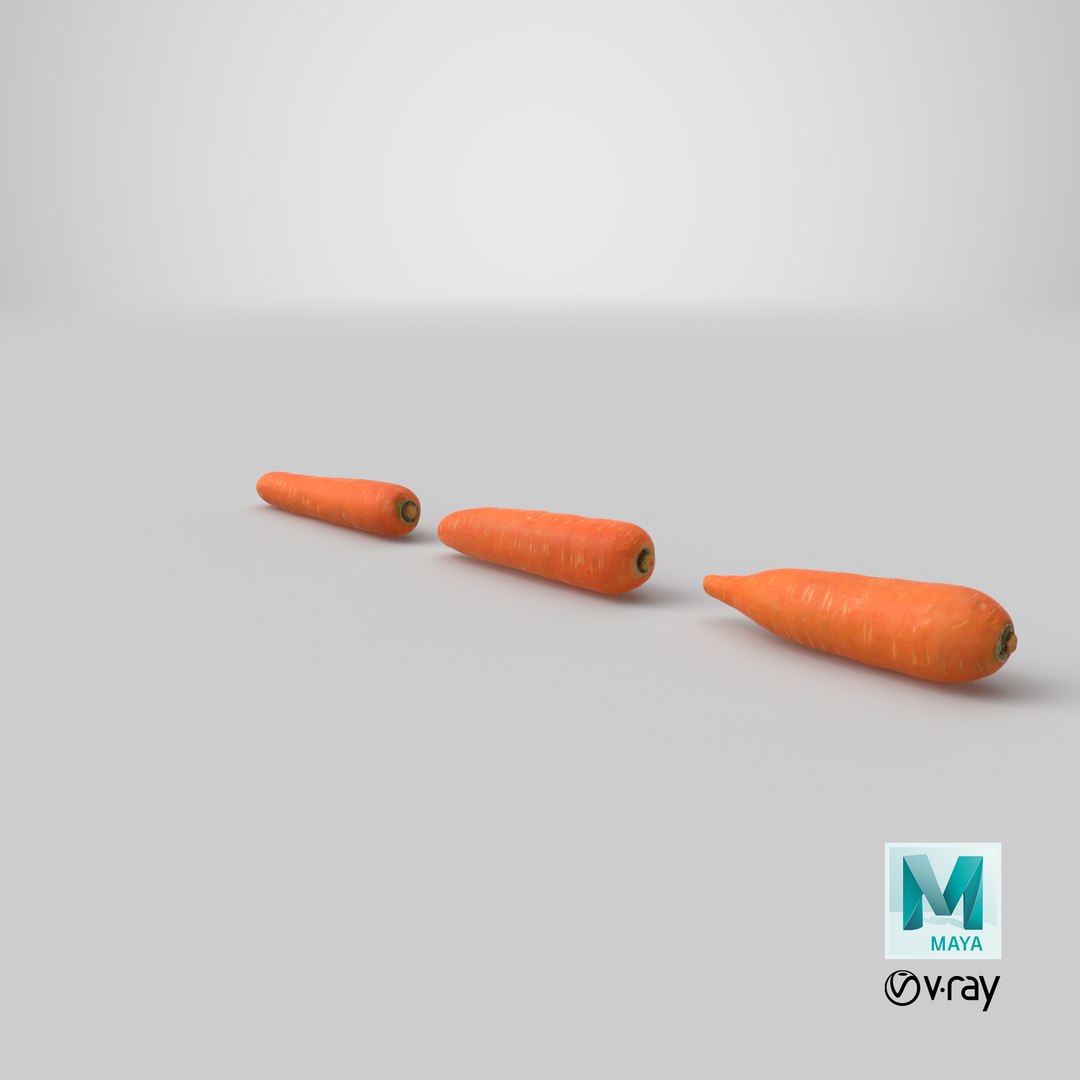 carrot set 3D model https://p.turbosquid.com/ts-thumb/u9/InOoMS/TI/stemcell_maya_vray_render/png/1614392658/1920x1080/fit_q87/ee319e63e642a178ea039e5c1fce2191c3a011f5/stemcell_maya_vray_render.jpg