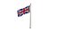 3D Pole Flag UK model