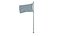 3D Pole Flag UK model