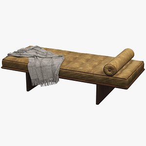 3D Rustic Daybed
