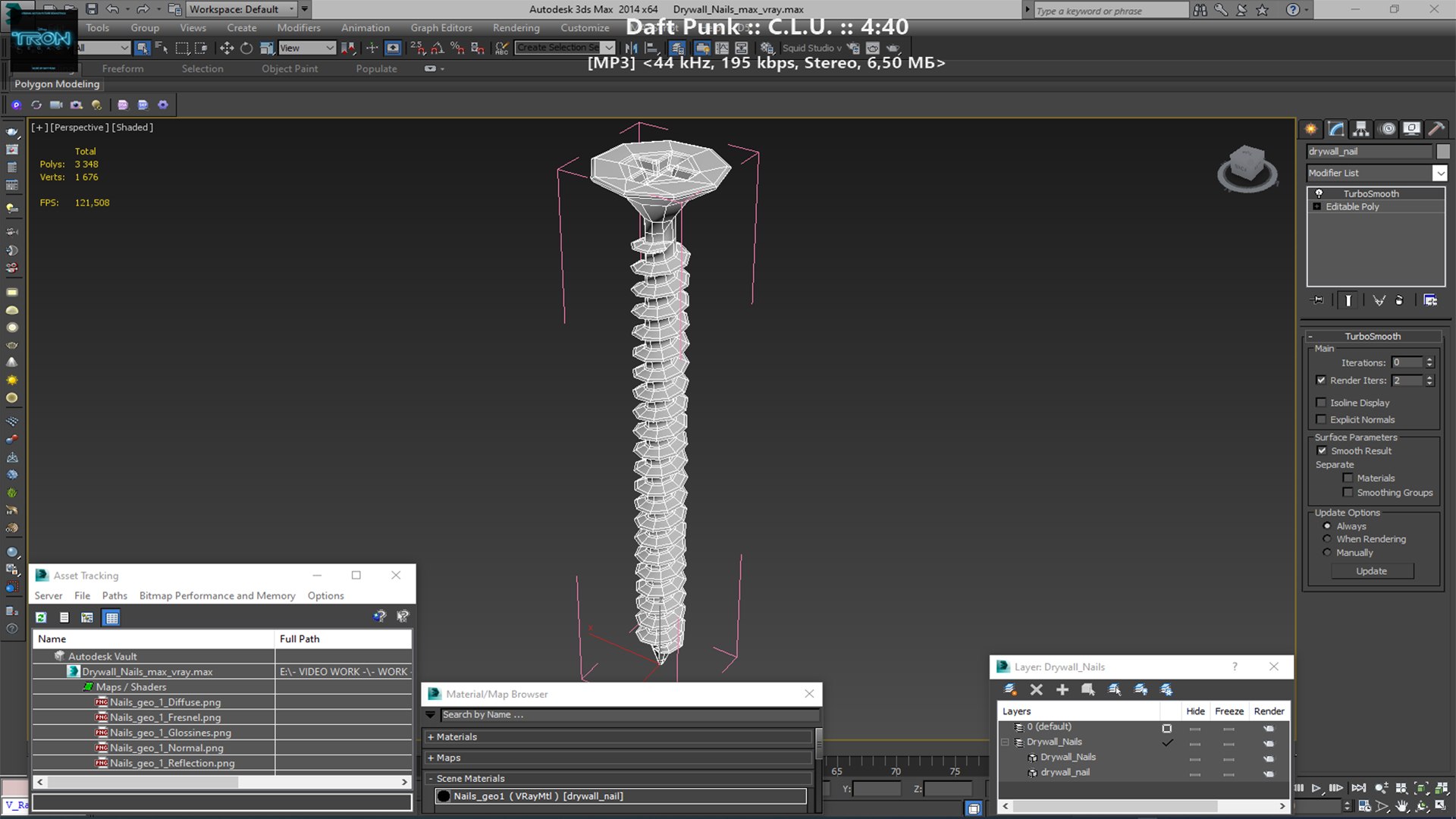 3D Drywall Nails - TurboSquid 2059821