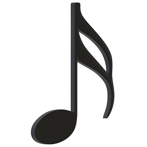 Sixteenth Note Musical Sign 01