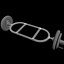 3D olympic barbell bar 2
