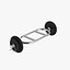 3D olympic barbell bar 2