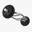3D olympic barbell bar 2