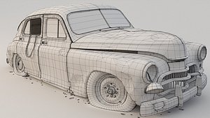 gas m20 pobeda abandoned 3D model