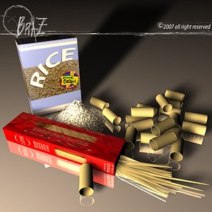 rice pasta 3d 3ds