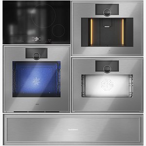 3D GAGGENAU Appliance Collection 02 GO471720 GS471720 GC451720 GW451720 CI282602
