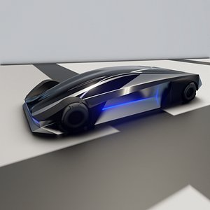 3D Hyper concept car