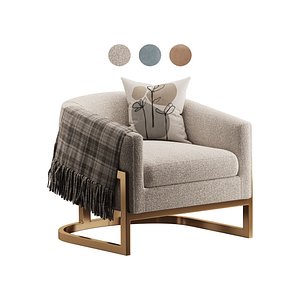 Neve Accent Chair 3D model