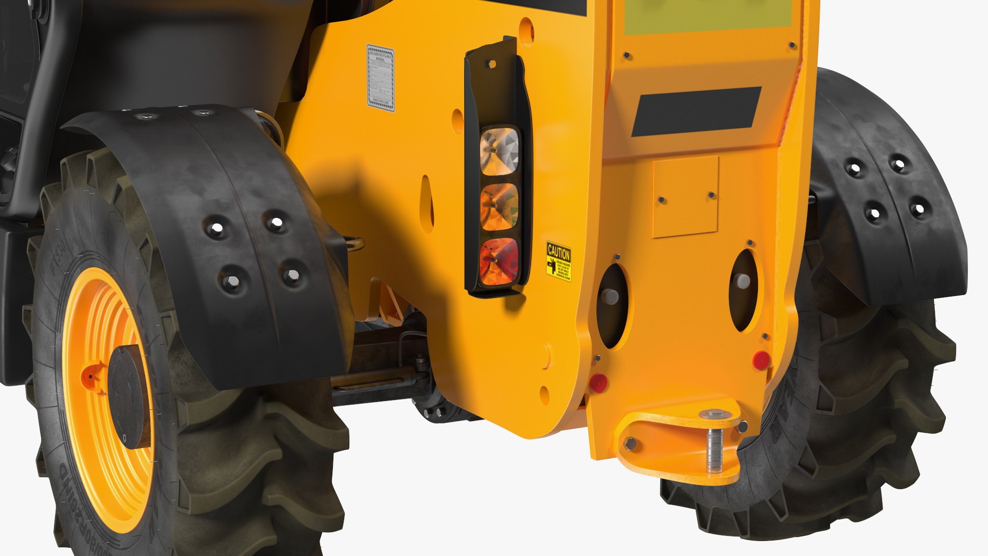 Telescopic Handler Forklift Generic Rigged For Cinema 4D 3D Model ...