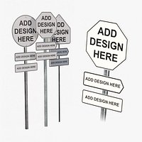Road Signs Assemblies - Customizable Rare Shapes