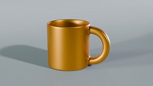3D Coffee and Tea Ceramic Mug 3D Model
