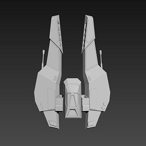 spaceship ship 3d model